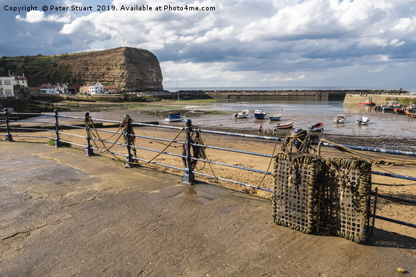 Staithes North Yorkshire Picture Board by Peter Stuart