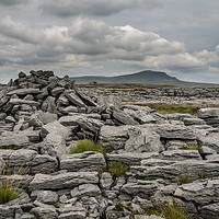 Buy canvas prints of Pen-Y-Ghent from the summit of Moughton Scar by Peter Stuart