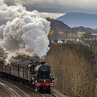 Buy canvas prints of Full Steam Ahead  by Peter Stuart
