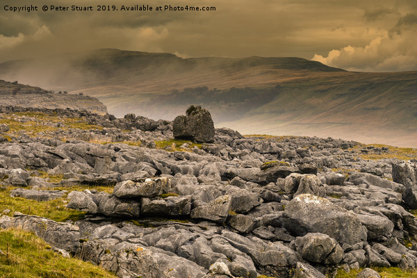 Erratics and Whernside Picture Board by Peter Stuart