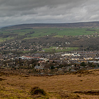 Buy canvas prints of ilkley panoramic by Peter Stuart