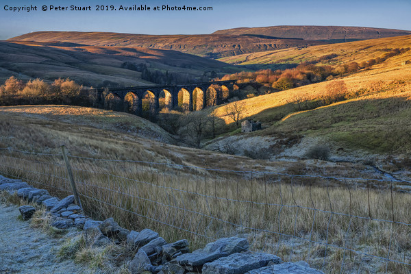 Dent Head Viaduct on the Settle Carlisle Railway Picture Board by Peter Stuart