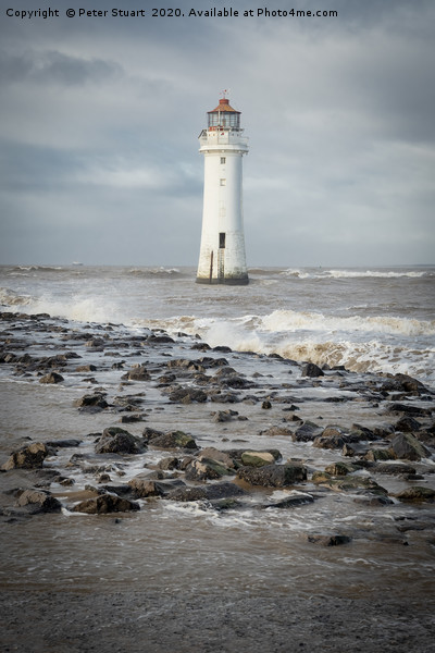 Perch Rock Lighthouse Picture Board by Peter Stuart