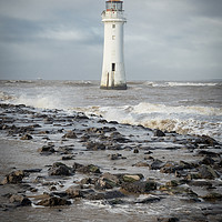 Buy canvas prints of Perch Rock Lighthouse by Peter Stuart