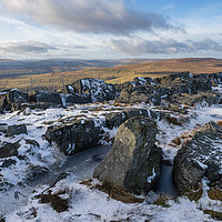 Buy canvas prints of Great Whernside from Kettlewell by Peter Stuart