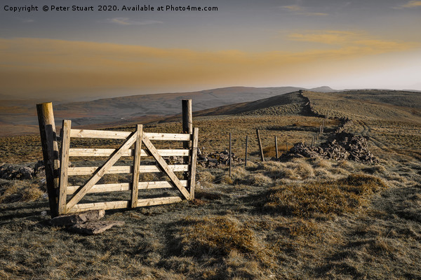 Shinning Gate near to Fountains Fell on the Pennin Picture Board by Peter Stuart