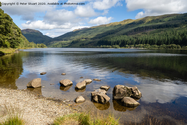 Loch Lubnaig on the Rob Roy way Picture Board by Peter Stuart