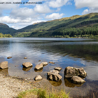 Buy canvas prints of Loch Lubnaig on the Rob Roy way by Peter Stuart