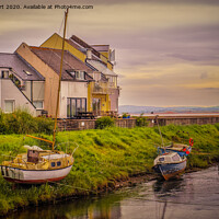 Buy canvas prints of Haverigg Harbour in South Cumbria by Peter Stuart