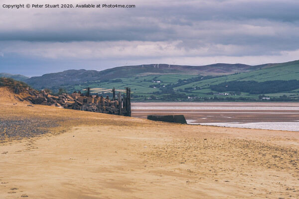 Haverigg Beach on the Duddon Estuary Picture Board by Peter Stuart