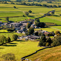 Buy canvas prints of Feizor from Smearsett Scar in the Yorkshire Dales by Peter Stuart