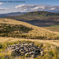 Buy canvas prints of Fountains Fell from Malham Tarn by Peter Stuart
