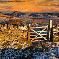 Buy canvas prints of Hadrians Wall from Once Brewed by Peter Stuart