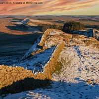 Buy canvas prints of Hadrian's Wall from Once Brewed by Peter Stuart