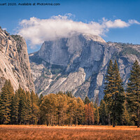 Buy canvas prints of Half Dome is a granite dome at the eastern end of Yosemite Valley by Peter Stuart