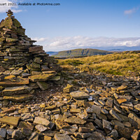 Buy canvas prints of Summit of Fountains Fell looking towards Pen-y-ghent by Peter Stuart