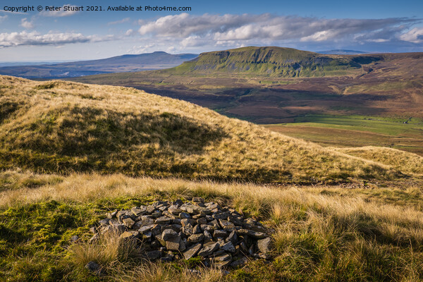 Pen-y-ghent from Fountains Fell on the Pennine Way  Picture Board by Peter Stuart