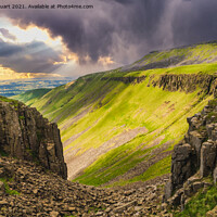 Buy canvas prints of High Cup Nick on the Pennine way by Peter Stuart