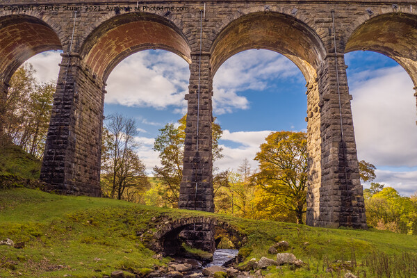 Dent Head Viaduct, North Yorkshire. Picture Board by Peter Stuart