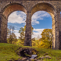 Buy canvas prints of Dent Head Viaduct, North Yorkshire. by Peter Stuart