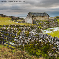 Buy canvas prints of Dale Head on the Pennine Way above Stainforth by Peter Stuart