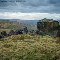 Buy canvas prints of White House to stoodley Pike on the Pennine Way by Peter Stuart