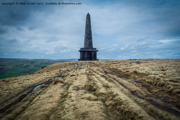 White House to stoodley Pike on the Pennine Way Picture Board by Peter Stuart
