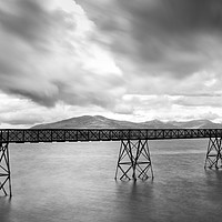 Buy canvas prints of The bridge over Llyn Trawsfynydd by Dan Hopkins