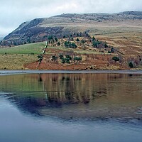 Buy canvas prints of Dovestone Reservoir landscape. by David Birchall