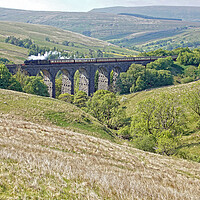 Buy canvas prints of Dent Head viaduct. by David Birchall