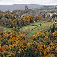 Buy canvas prints of View to Heptonstall from Old Town. by David Birchall