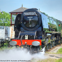 Buy canvas prints of Steam locomotive 46233 Duchess Of Sutherland by David Birchall