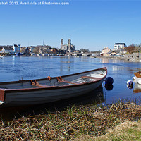 Buy canvas prints of River Shannon at Athlone by David Birchall