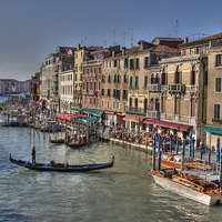 Buy canvas prints of Venice Grand Canal by David Birchall