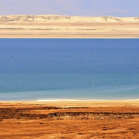 Buy canvas prints of Dead Sea Shore by David Birchall