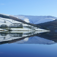 Buy canvas prints of  Derwent Valley Reflections. by David Birchall