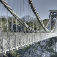 Buy canvas prints of  Clifton Suspension Bridge by David Birchall