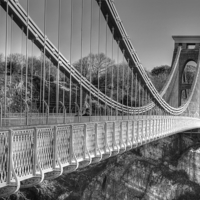 Buy canvas prints of  Clifton Suspension Bridge, Bristol by David Birchall