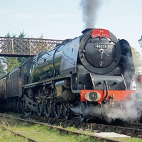 Buy canvas prints of 46233 Duchess Of Sutheralnd at Butterley by David Birchall