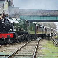 Buy canvas prints of 6990 Witherslack Hall arriving at Quorn and Woodho by David Birchall