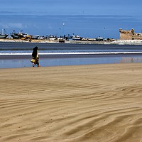 Buy canvas prints of Sand Ripples in Essaouira by David Birchall