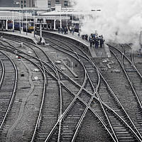 Buy canvas prints of Steam trains in Sheffield by David Birchall