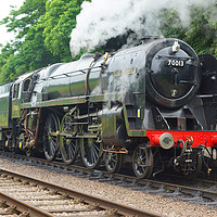 Buy canvas prints of 70013 Oliver Cromwell at Leicester by David Birchall