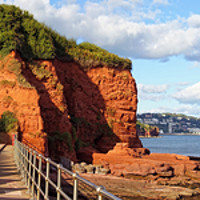 Buy canvas prints of Torbay Panorama by David Birchall