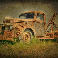 Buy canvas prints of Abandoned Breakdown Truck   by David Birchall