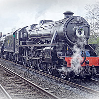 Buy canvas prints of Steam train "The Citadel" at Appleby. by David Birchall