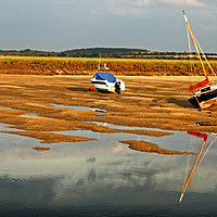 Buy canvas prints of Low tide at Wells-next-the-Sea by David Birchall