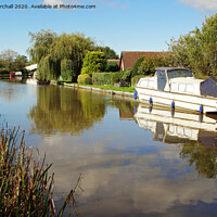 Buy canvas prints of Garstang canal reflections. by David Birchall