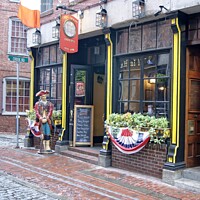 Buy canvas prints of Green Dragon Tavern in Boston, Massachusetts. by David Birchall