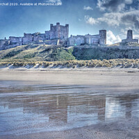 Buy canvas prints of Bamburgh Castle, Northumberland. by David Birchall